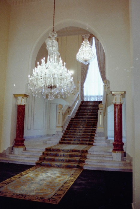 Main staircase in the Royal Guest House