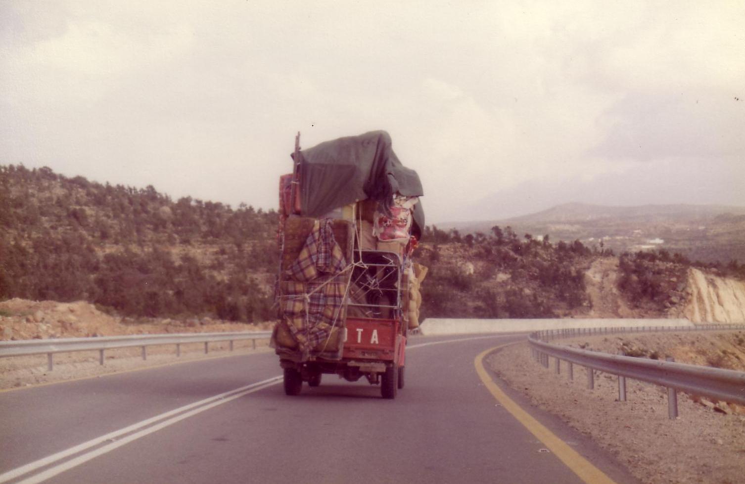 Loaded truck between Taif and Abha