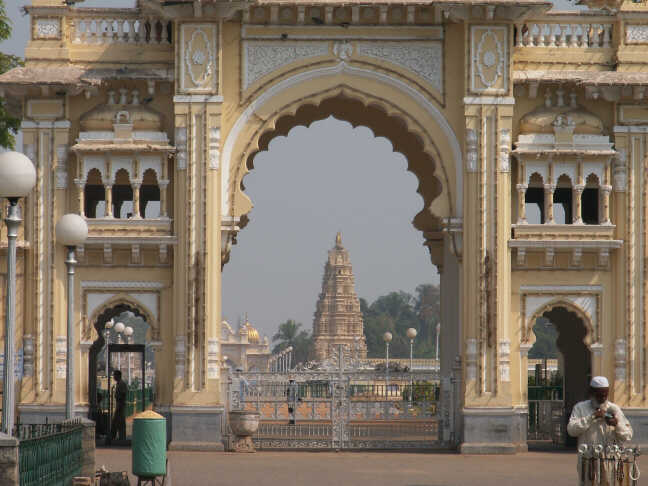 Mysore palace south gate