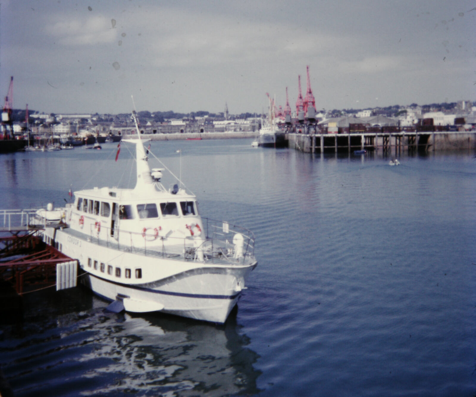 Hydrofoil in Jersey harbour