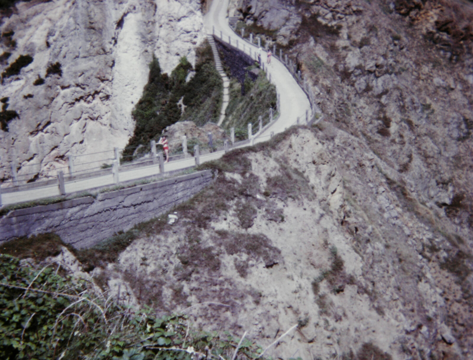 The causeway from Sark to Little Sark, Channel Islands