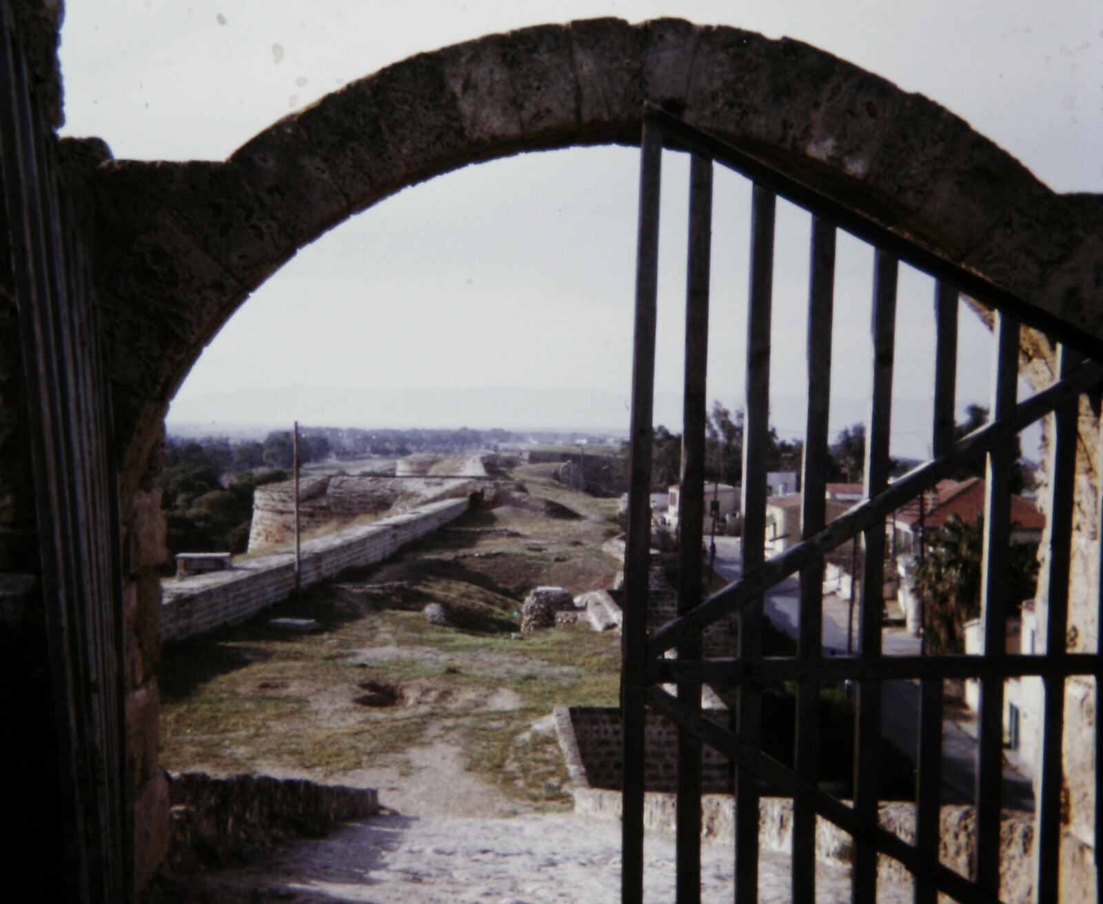 On the city walls in Famagusta, Cyprus