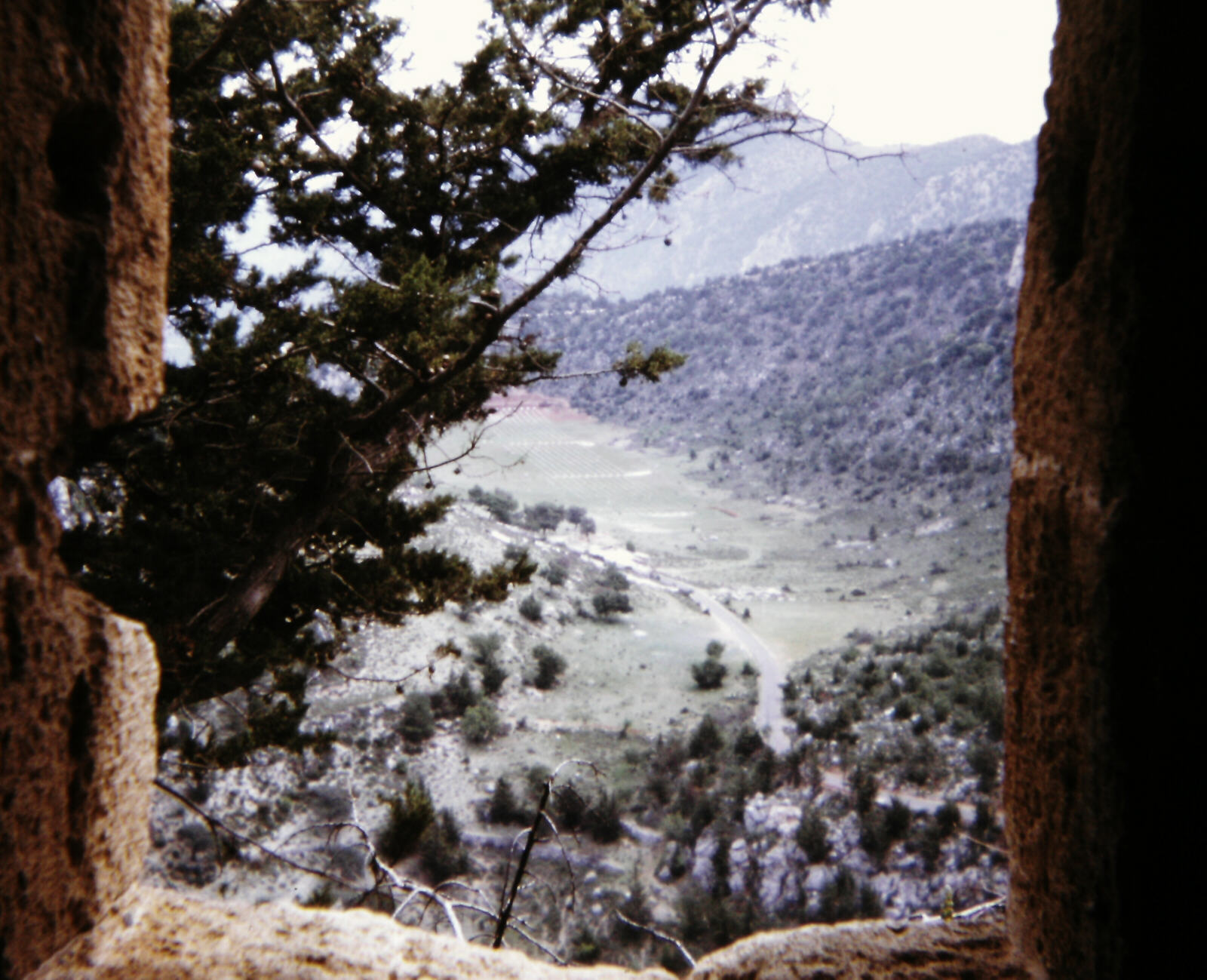 Jousting field seen from St Hilarian castle, Cyprus