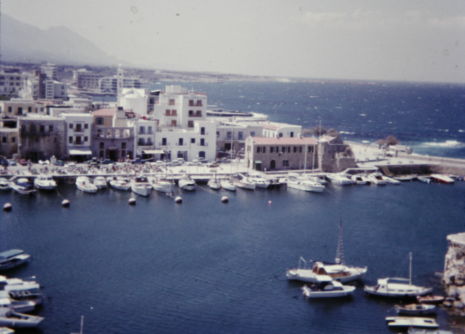 Kyrenia harbour from the castle