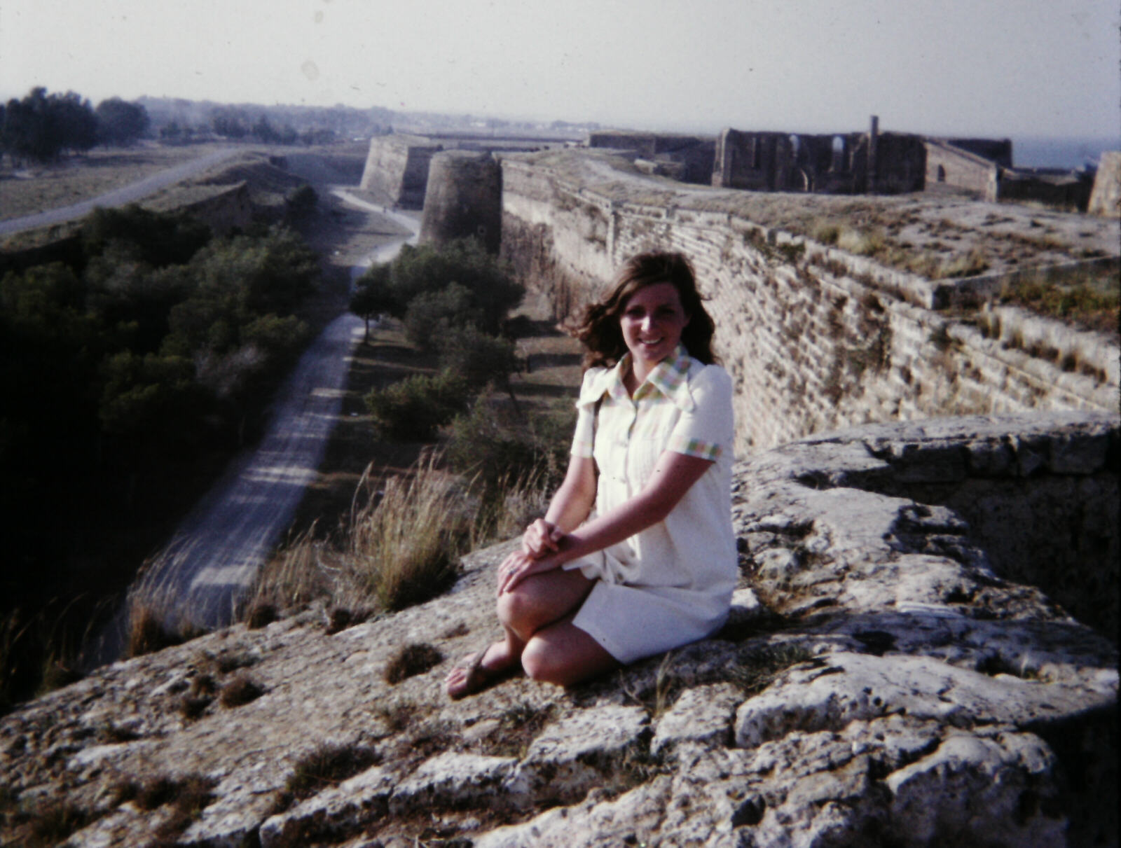 Famagusta city walls and moat, Cyprus