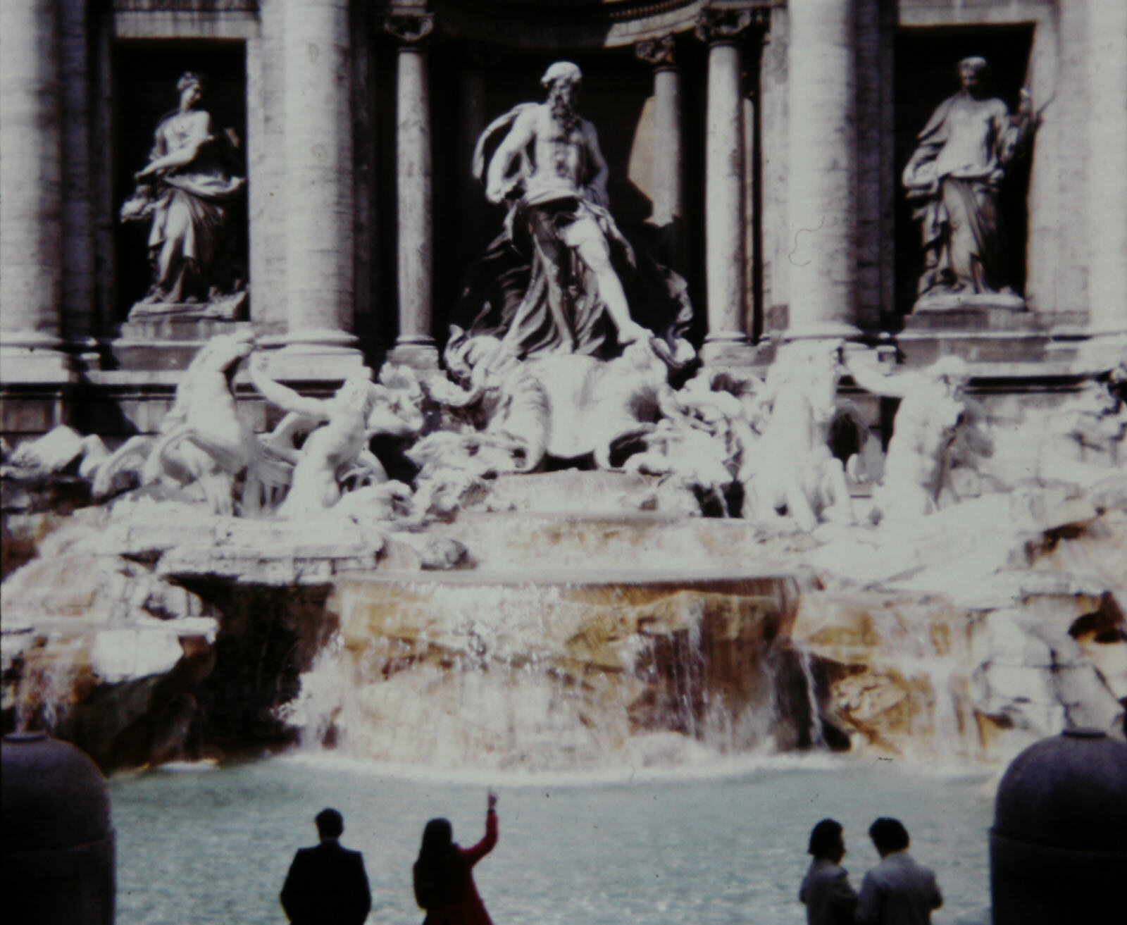 The Trevi fountain in Rome