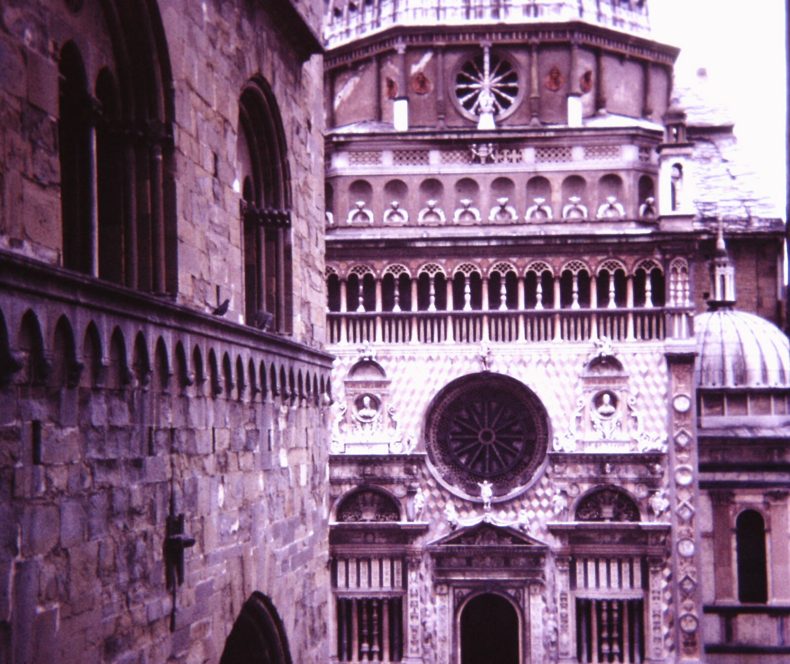 The Duomo in Bergamo Alto near Milan