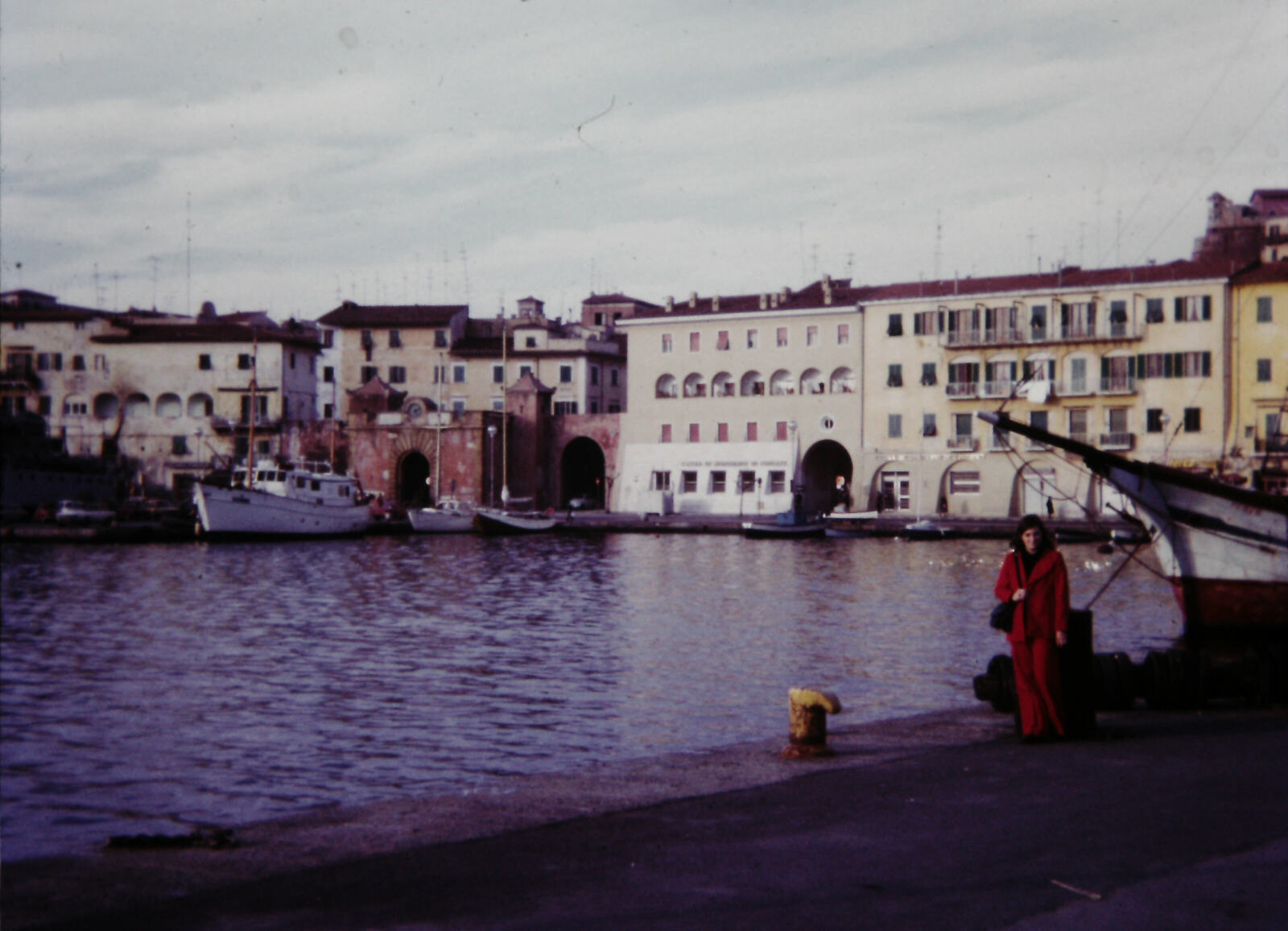 Portoferraio harbour on the island of Elba, Italy