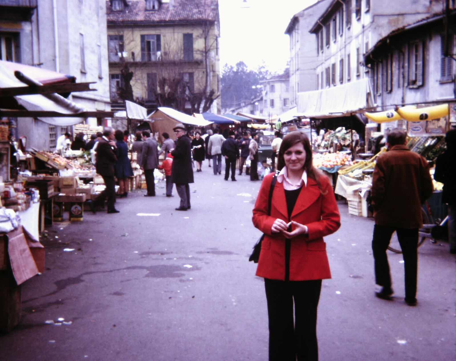 The market in Monza, Italy