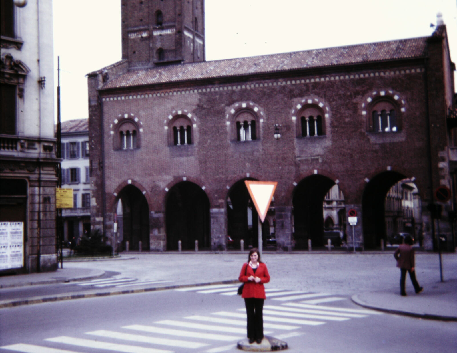 The medieval square in Monza, Italy