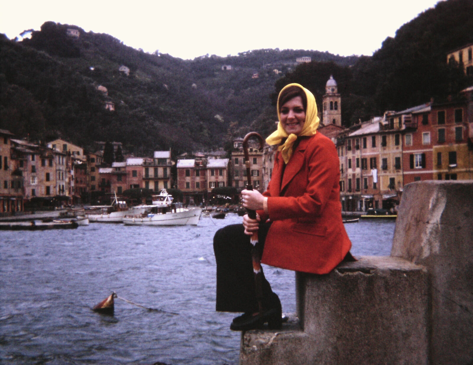 By the harbour in Portofino, Italy