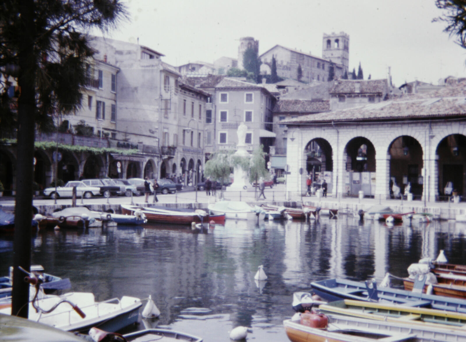 Desenzano harbour on Lake Garda, Italy