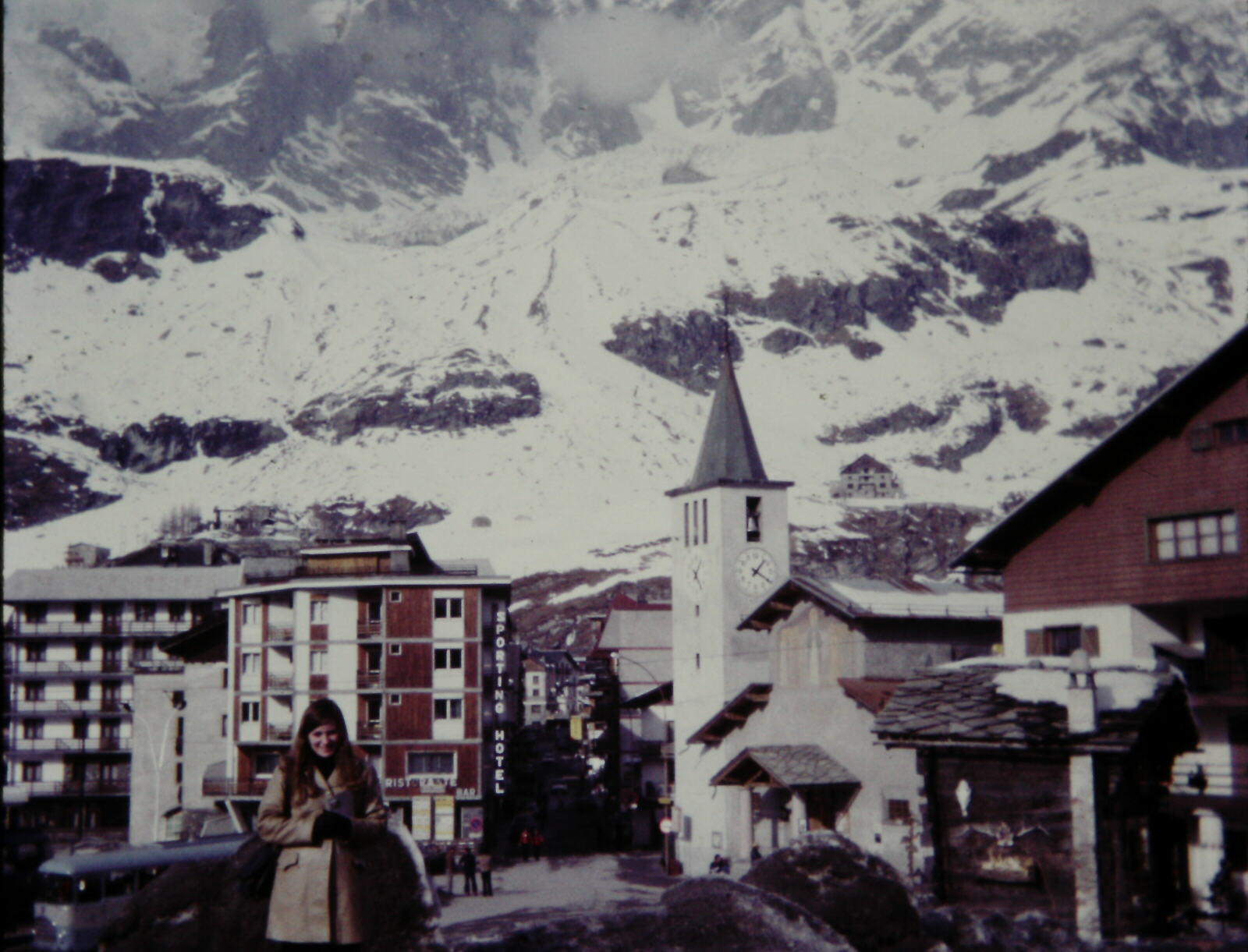 Cervinia in the Aosta Valley, Italy