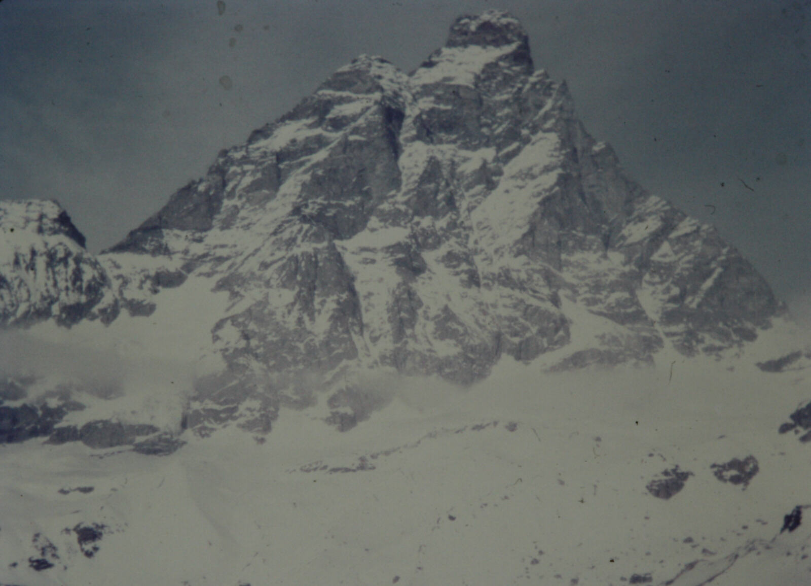 The Matterhorn from the Aosta Valley in Italy