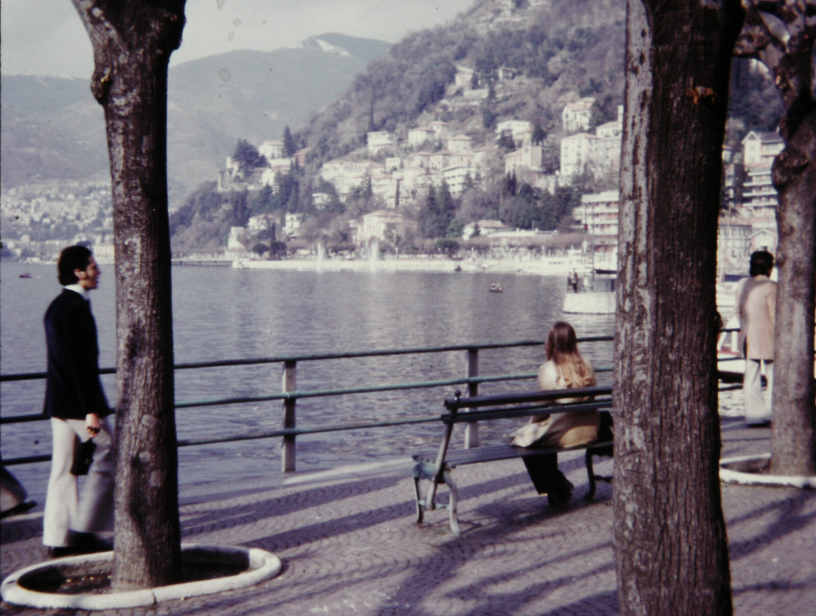 By lake Como in Italy