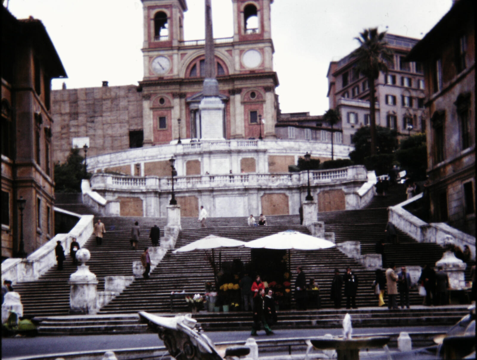 The Spanish steps in Rome