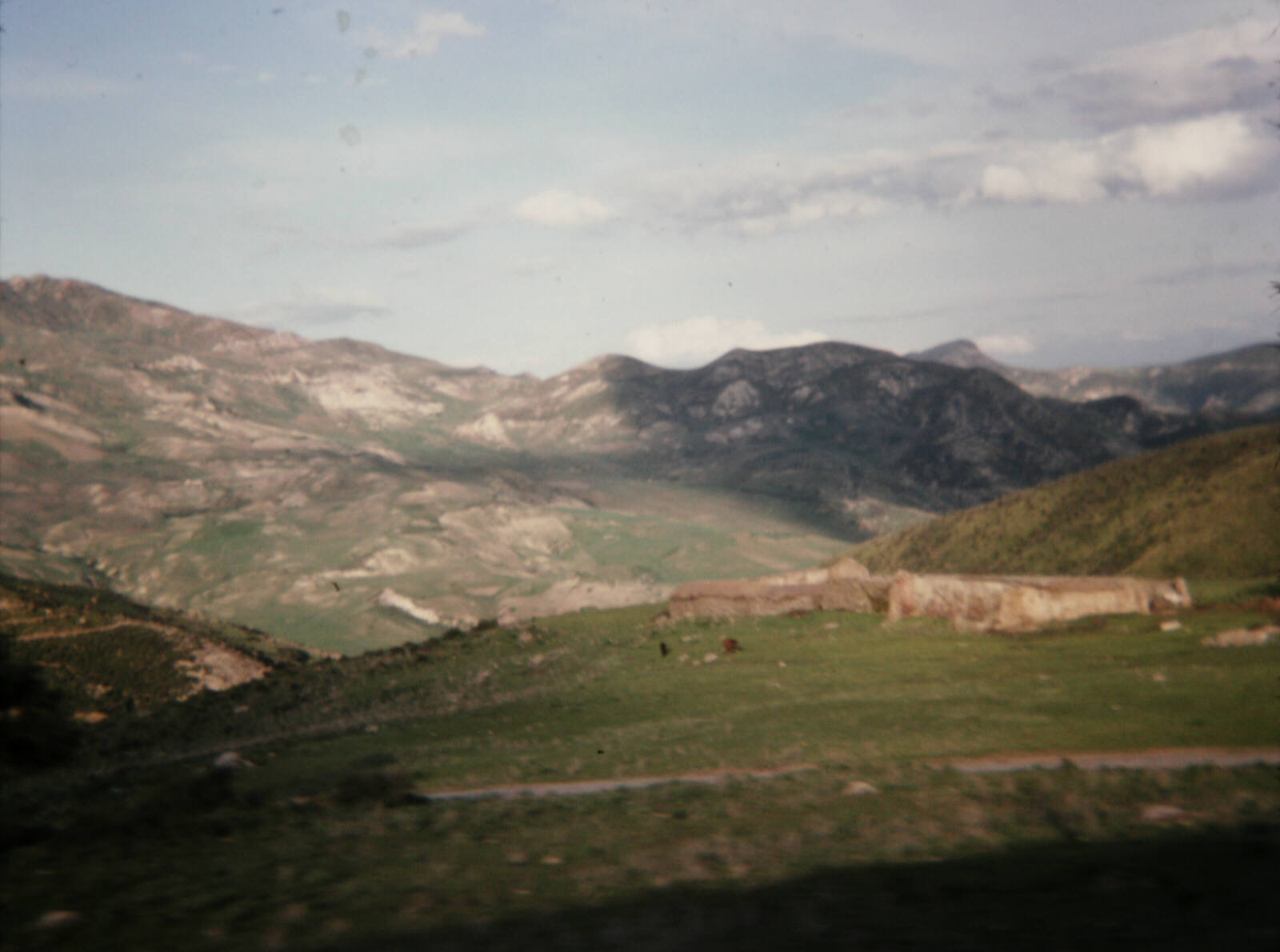 The Atlas mountains from the train to Algeria