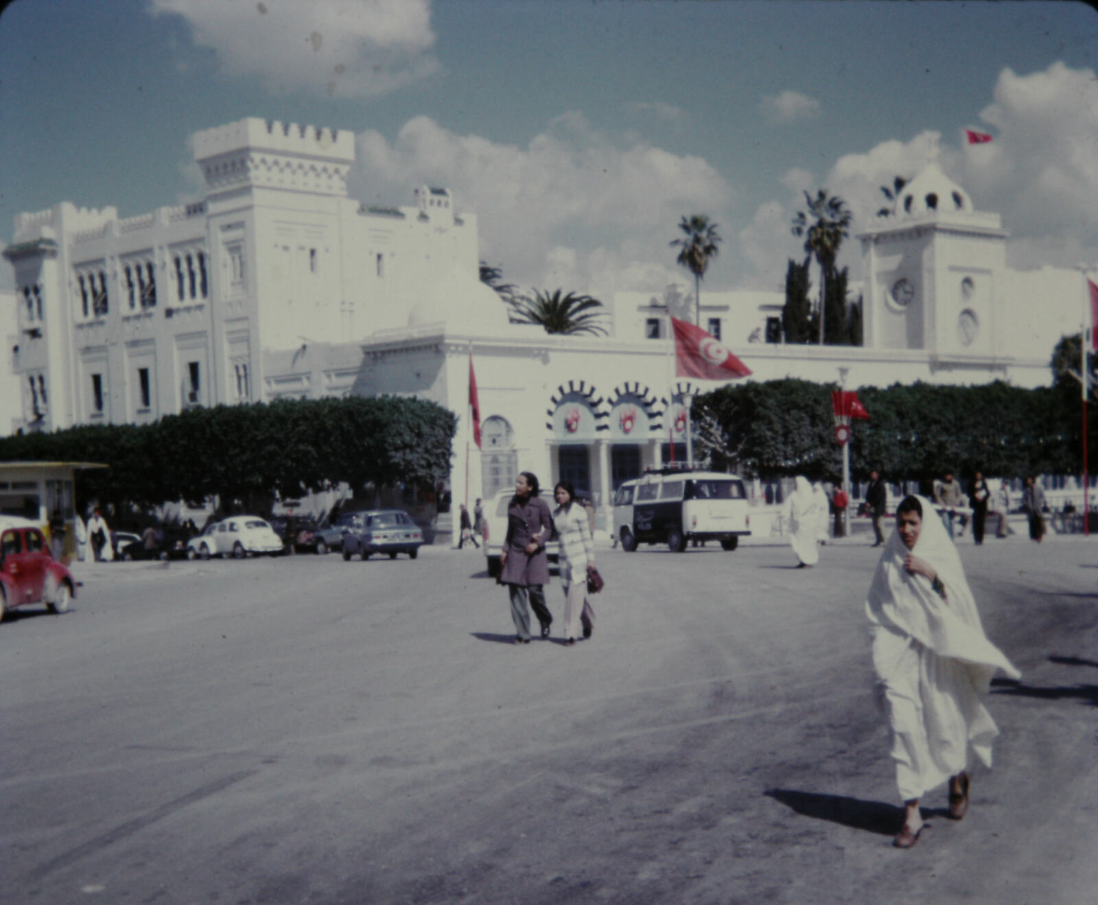 The mosque of the Kasbah in Tunis