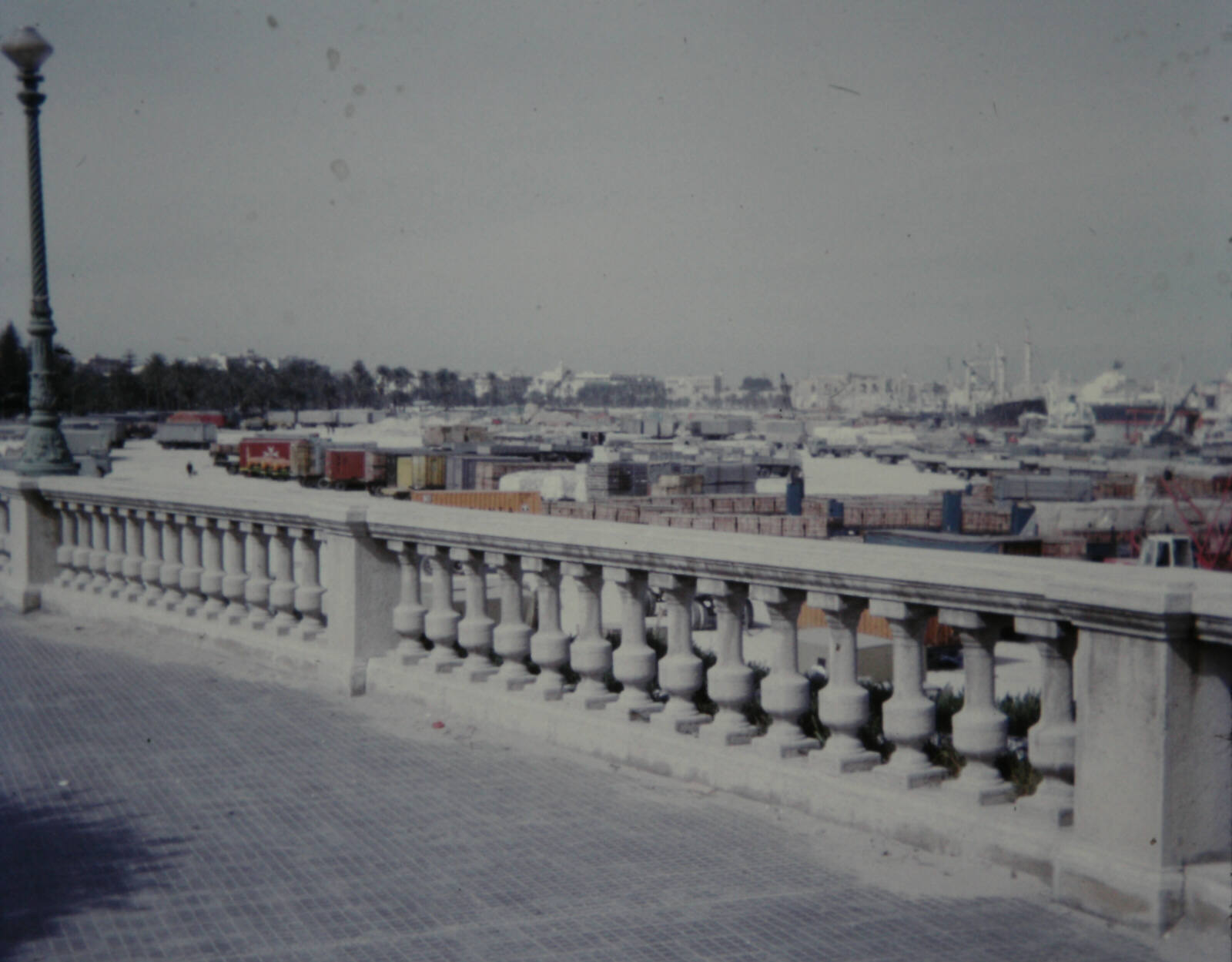 The promenade and docks with the Serai in the distance, in Tripoli, Libya