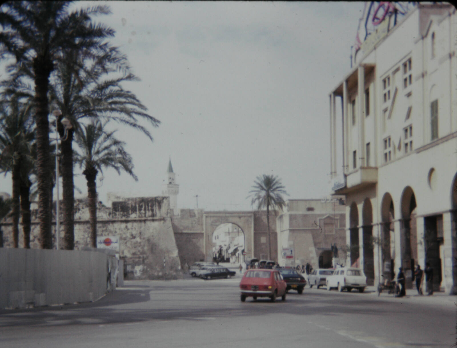 Algeria Square and the entrance to Souk el Muscir in Tripoli, Libya