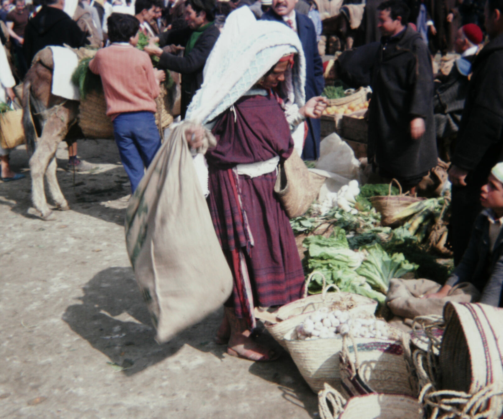 Nabeul vegetable market in Tunisia