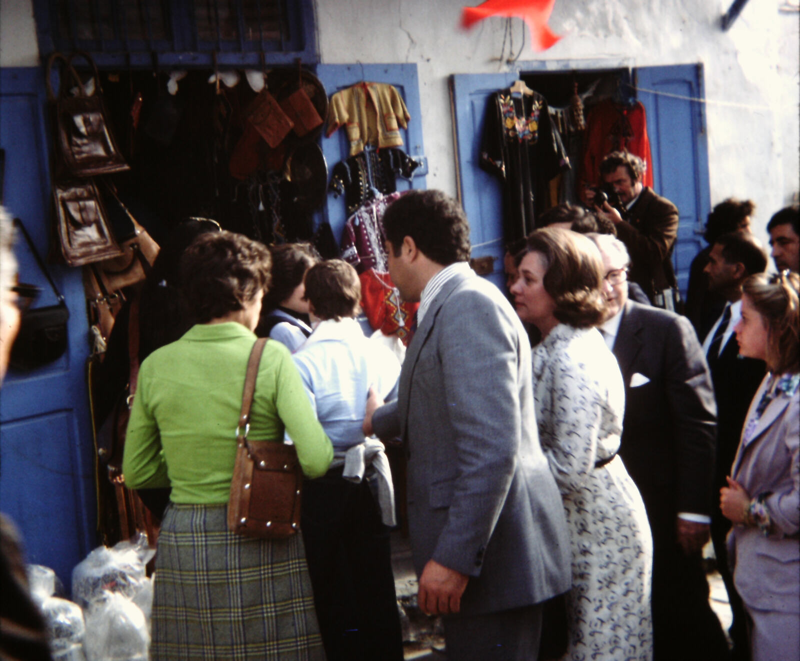 U.S. Vice-President Nelson Rockefeller visiting Sidi Bou Said in Tunisia