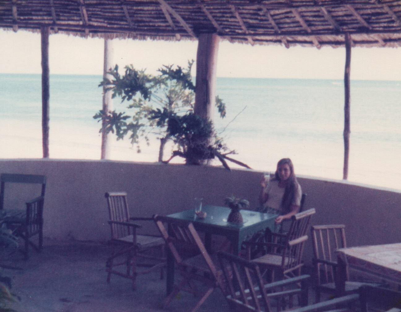 Breakfast at the Silversands hotel in Malindi, Kenya