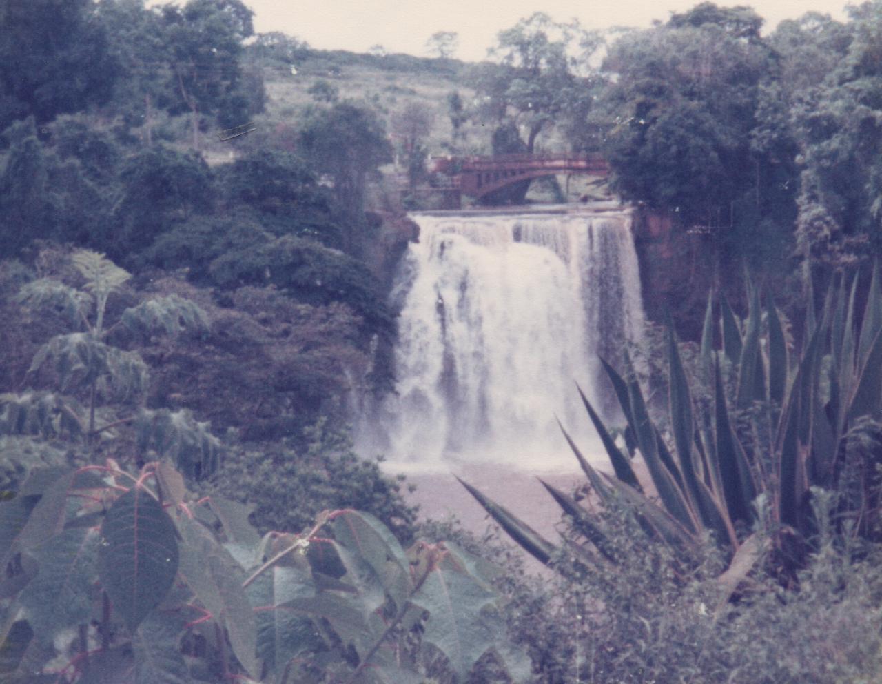 Thika falls on the Chania river in the Aberdare National Park, Kenya