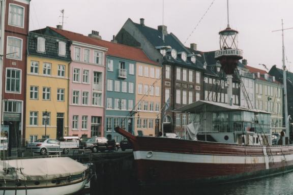 A lightship in Nyhaven, Copenhagen