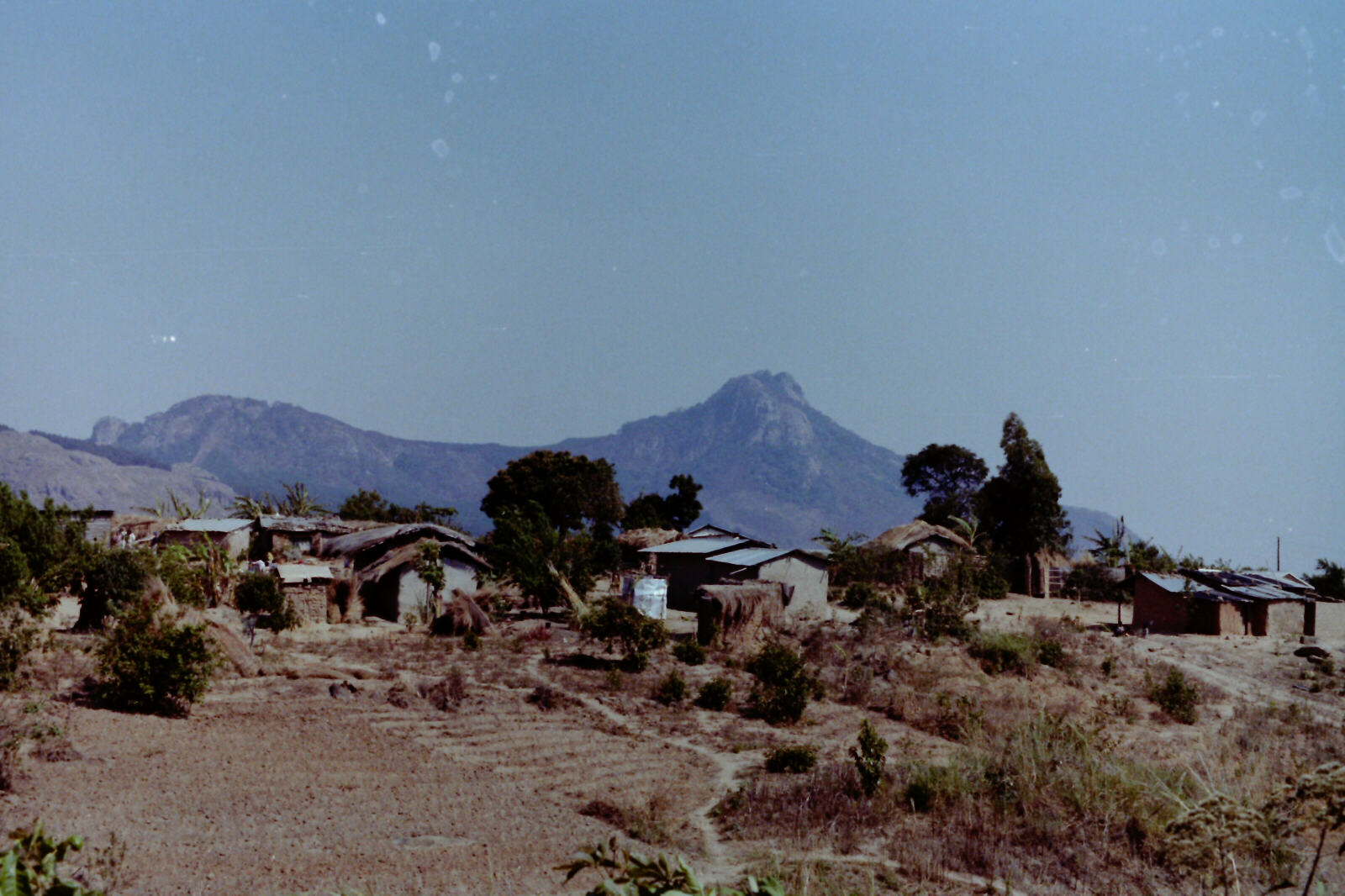 Mountain village between Blantyre and Zomba, Malawi