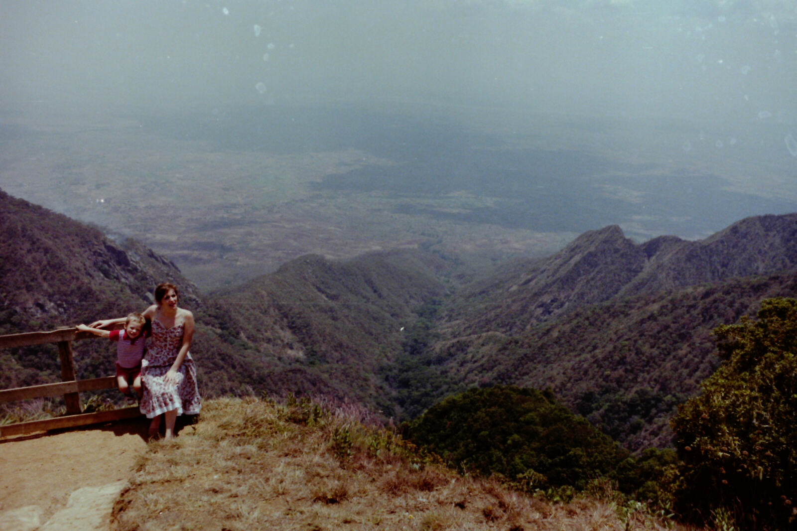 Another view from the Zomba plateau in Malawi