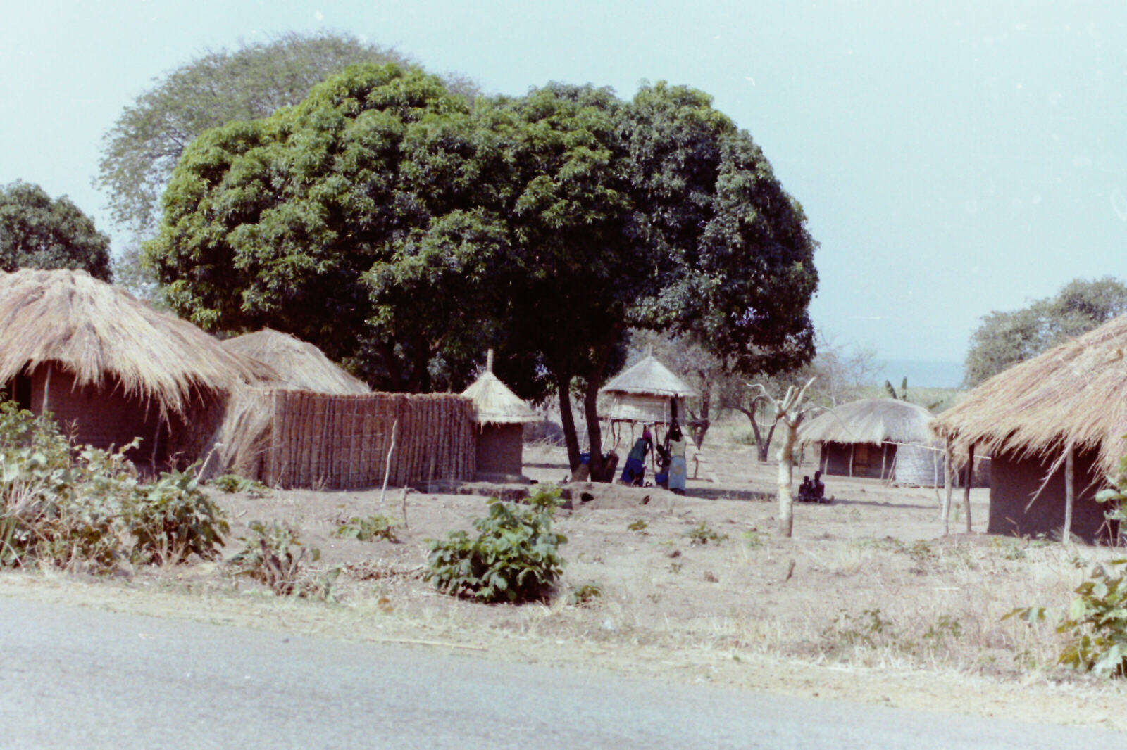 Village between Zomba and Mangochi in Malawi