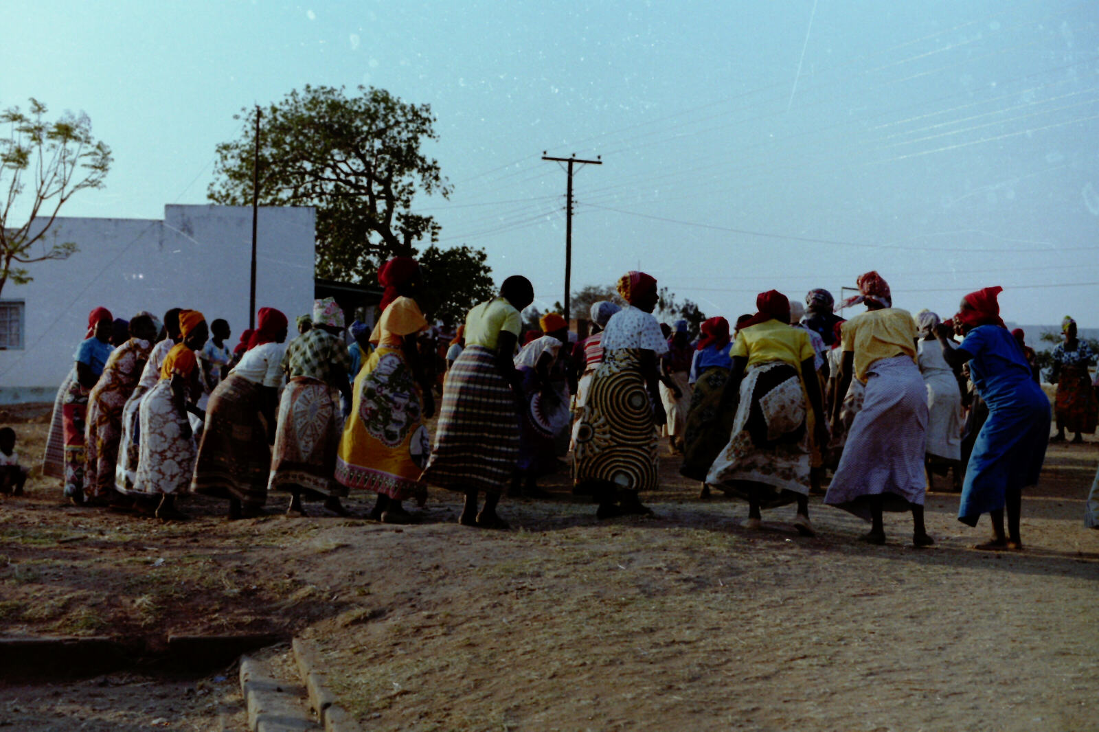 Women dancing in Ntcheu in Malawi