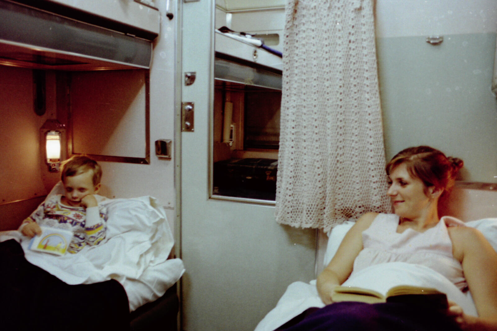 On the sleeper train from Salisbury to Bulawayo, Zimbabwe