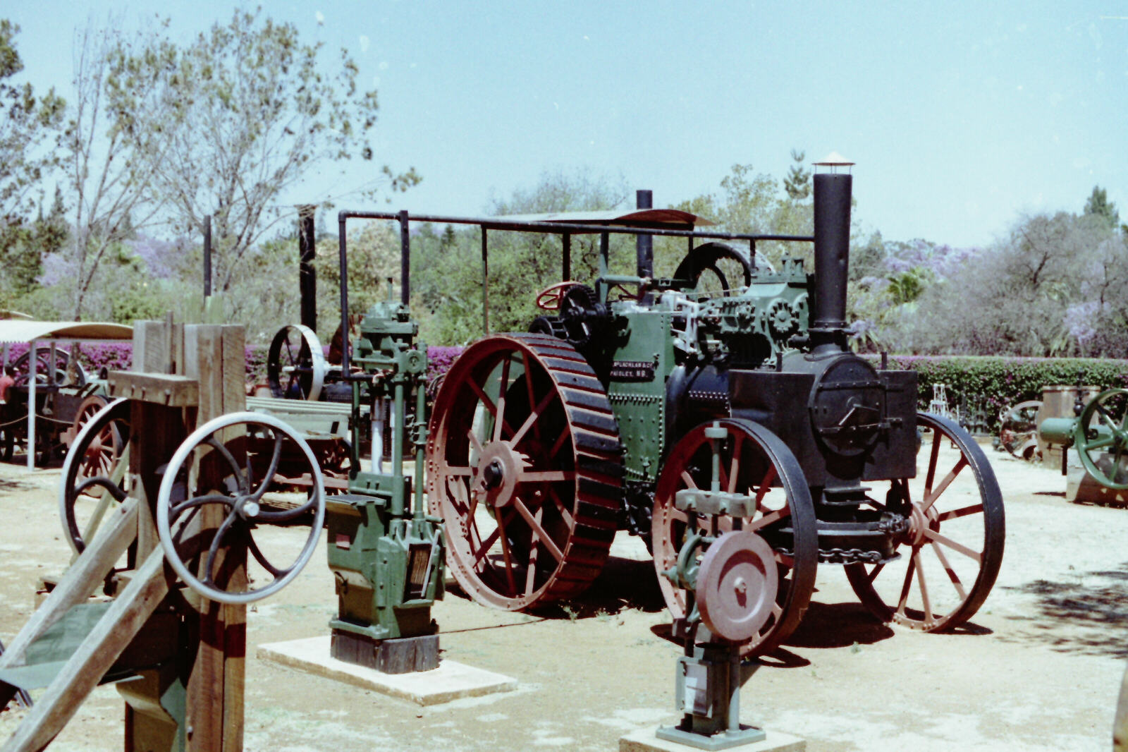 Traction engine in Bulawayo museum, Zimbabwe