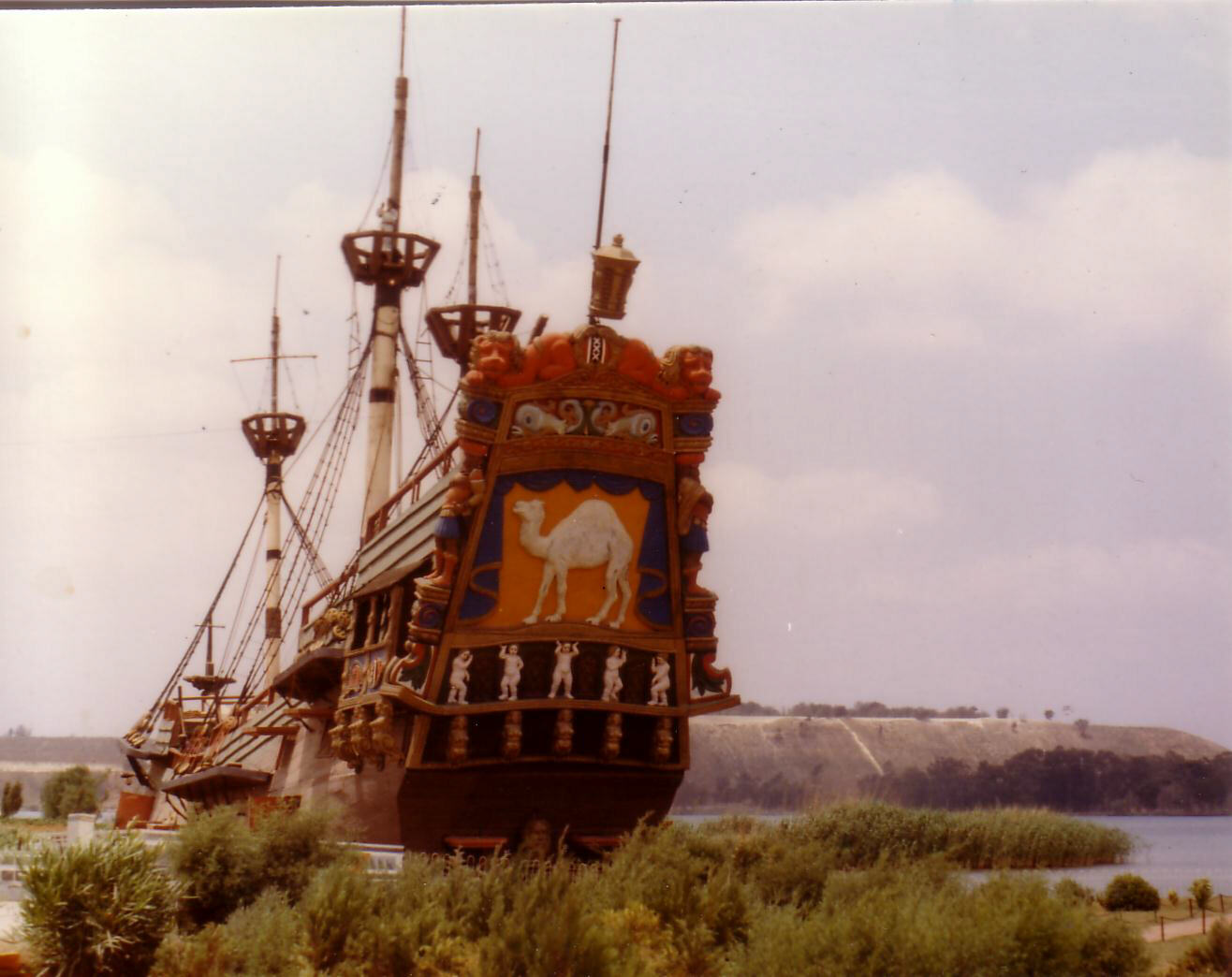 The Dromedaris tall ship in Santarama Miniland in Johannesburg, South Africa