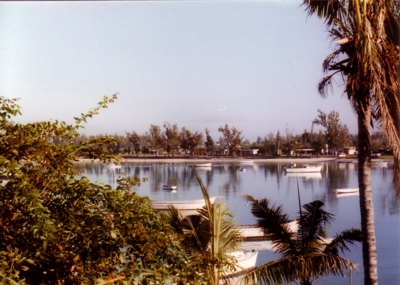 View from the Auberge Ile de France in Mauritius