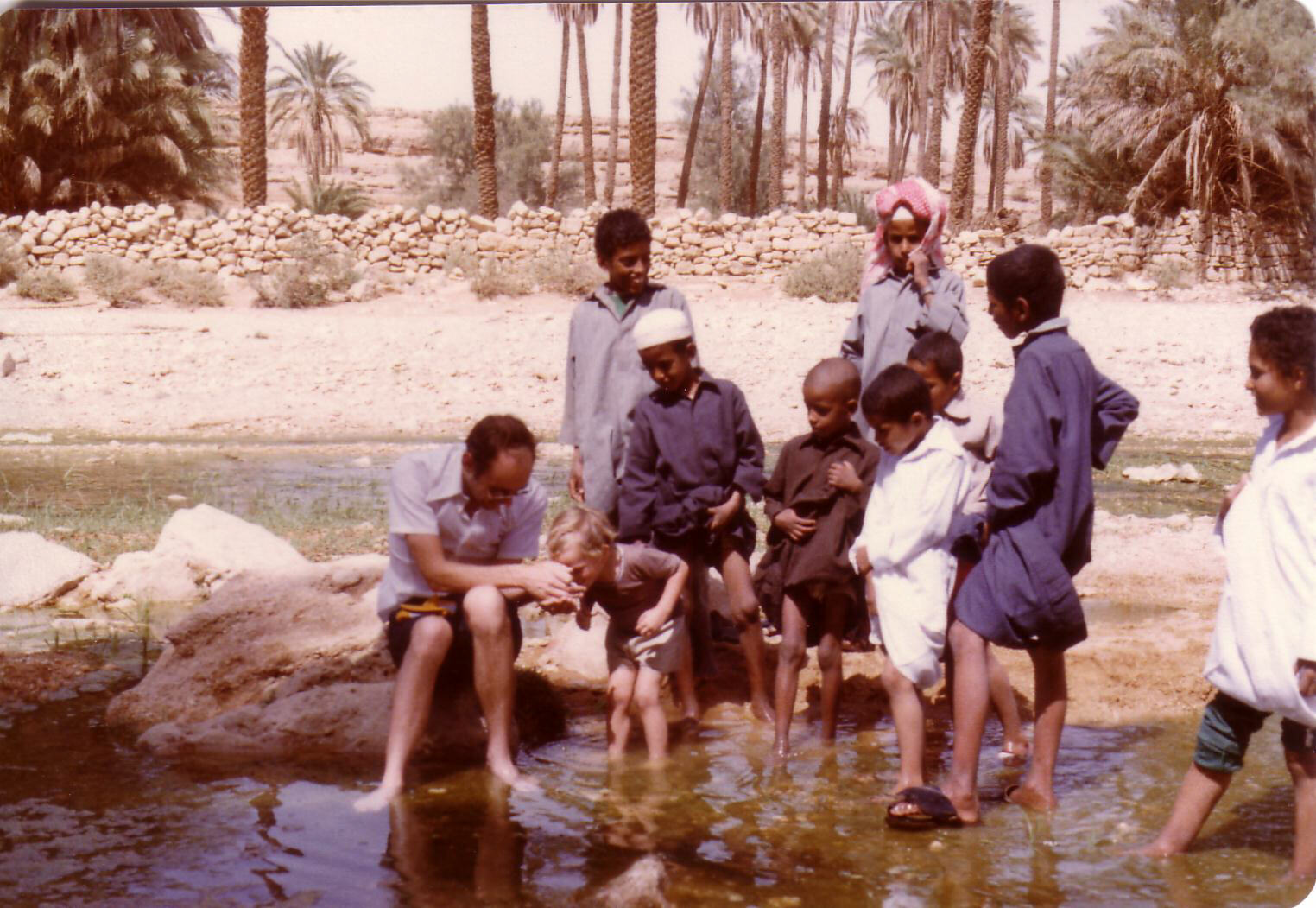 Stream in Salbukh near Riyadh, Saudi Arabia