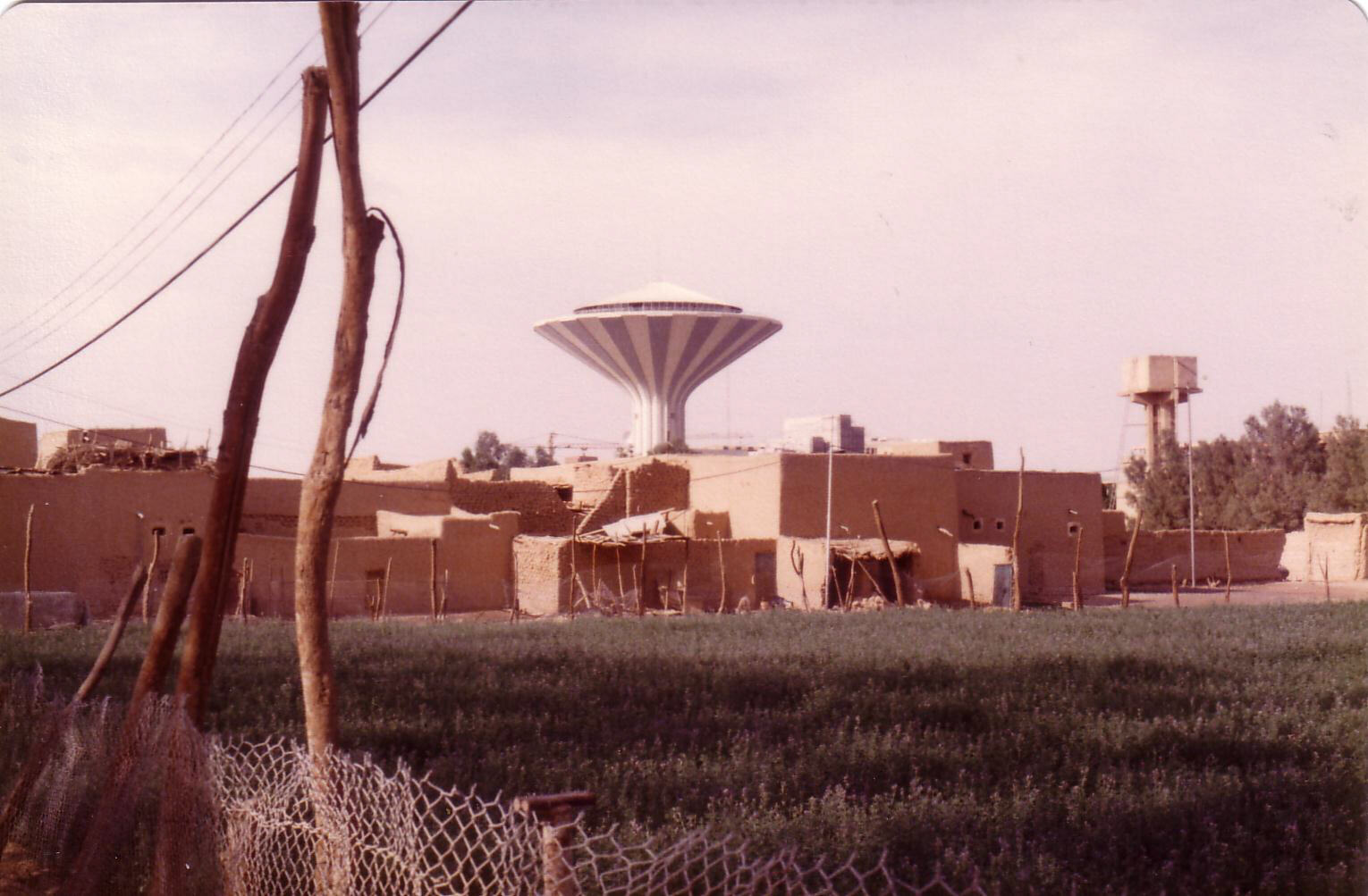 The water tower in Riyadh, Saudi Arabia