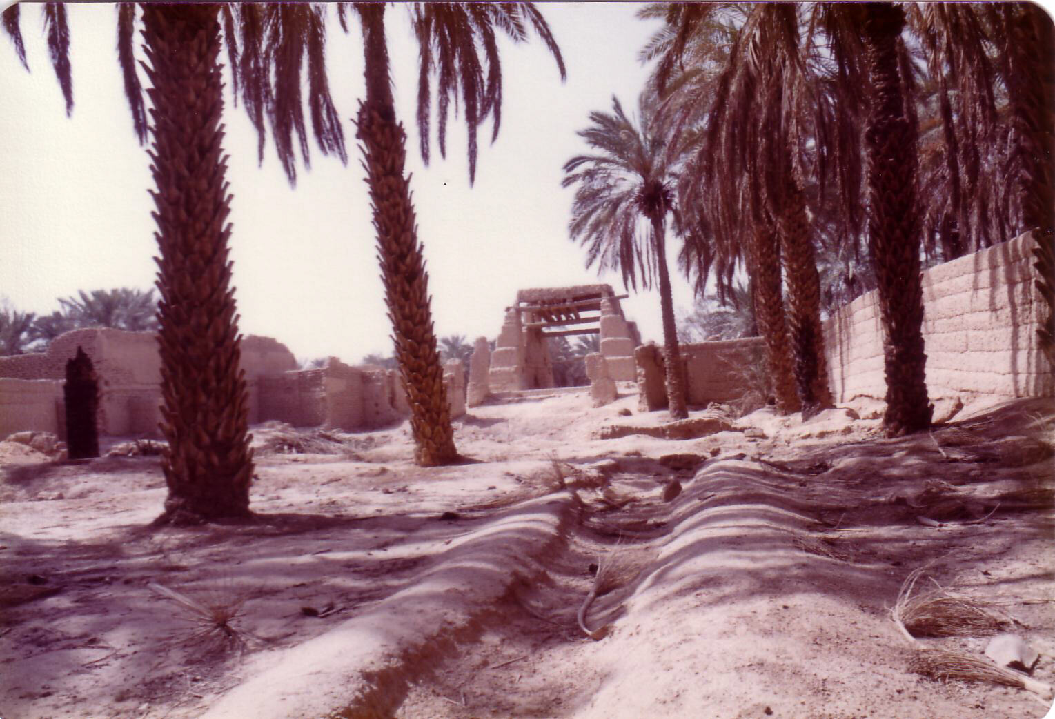 Well at Albasatin in Wadi Hanifah near Riyadh, Saudi Arabia