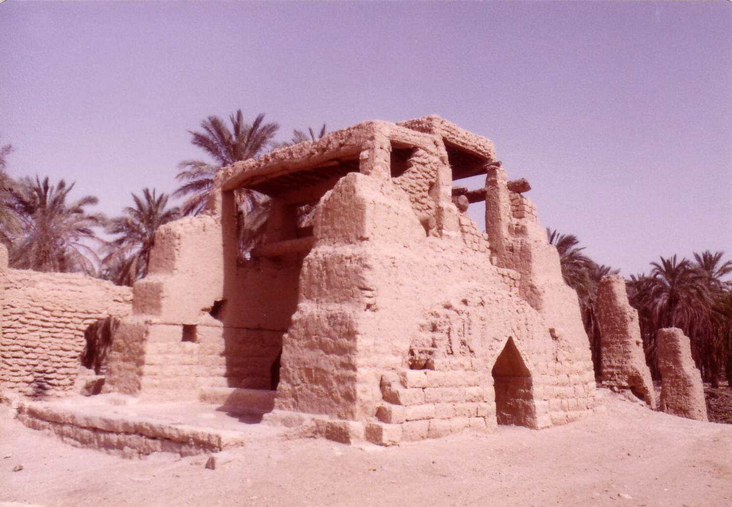 A well in Wadi Hanifah near Riyadh, Saudi Arabia