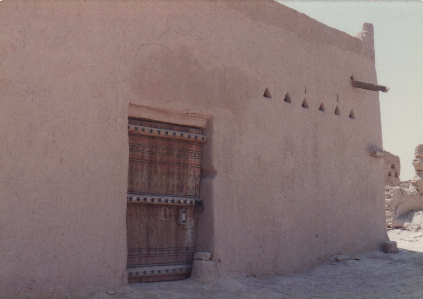 A doorway in Al Diriyah near Riyadh, Saudi Arabia