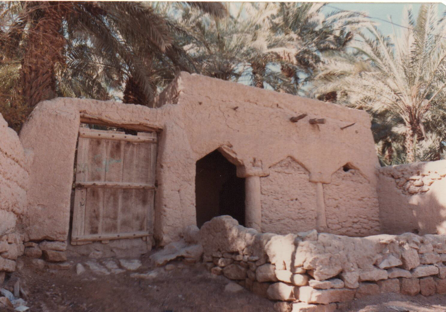 A little mosque in the wadi at Al Diriyah near Riyadh, Saudi Arabia