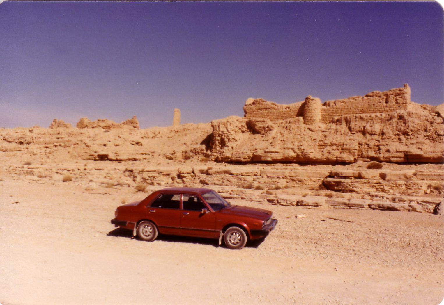 Driving lessons at Mghaisiba in Wadi Hanifah near Riyadh, Saudi Arabia