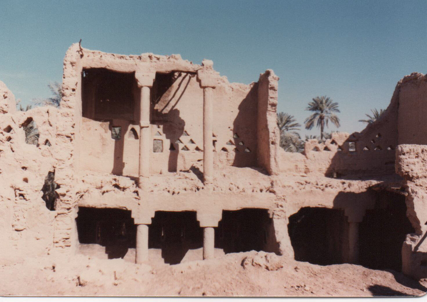 A ruined house in Al Diriyah near Riyadh, Saudi Arabia