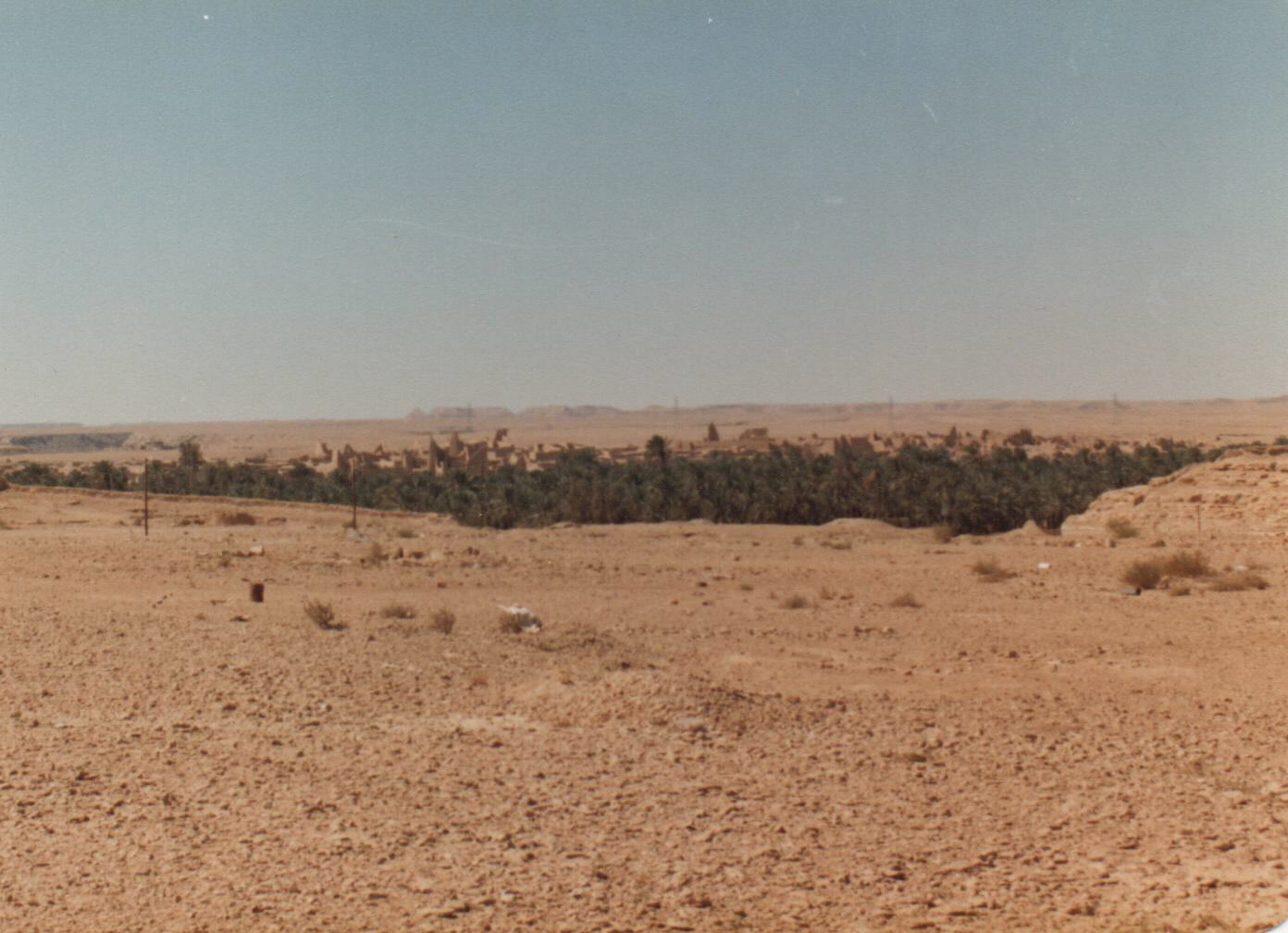 Al Diriyah in the wadi from the east side