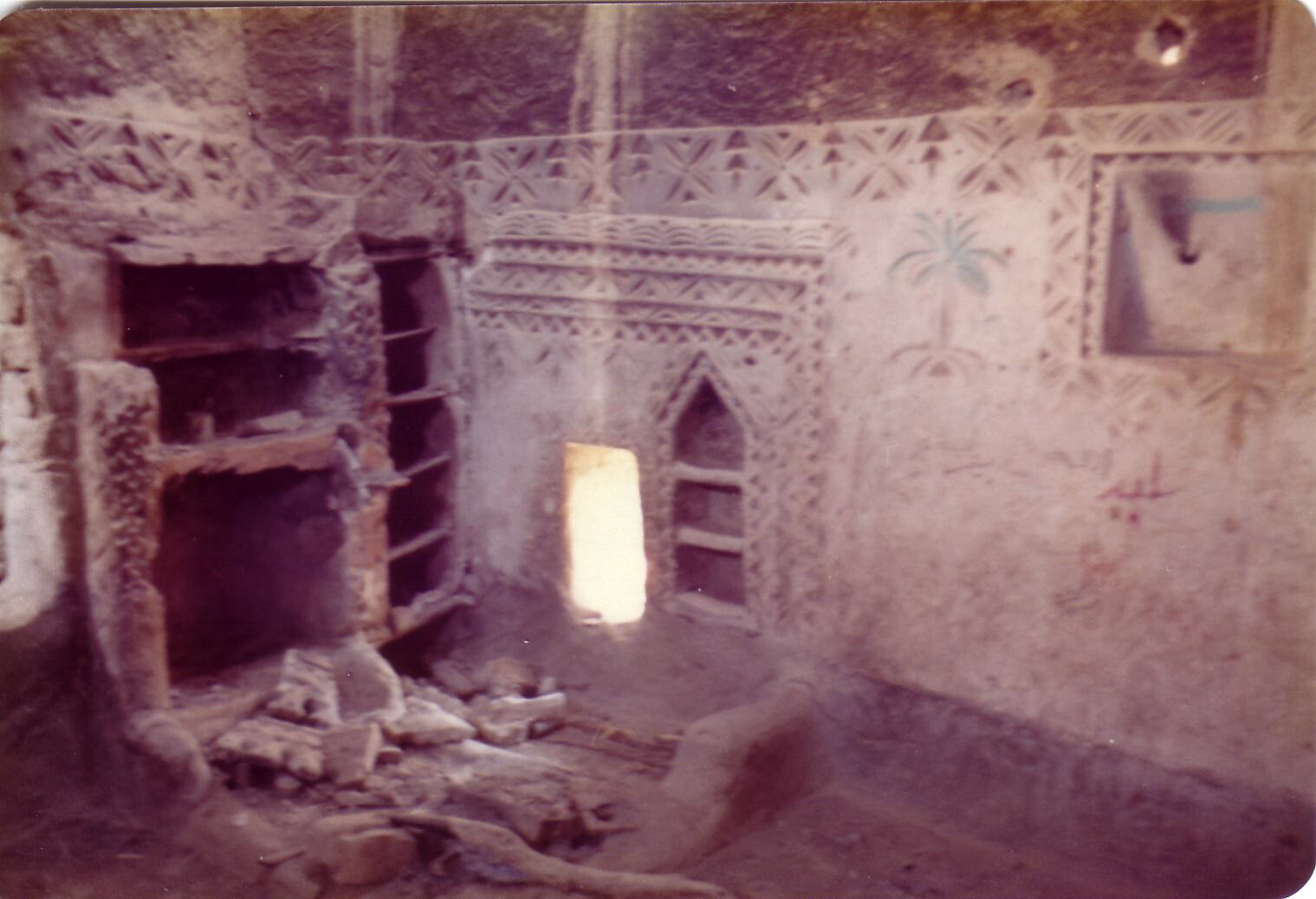 Inside a house in Salbukh village near Riyadh, Saudi Arabia