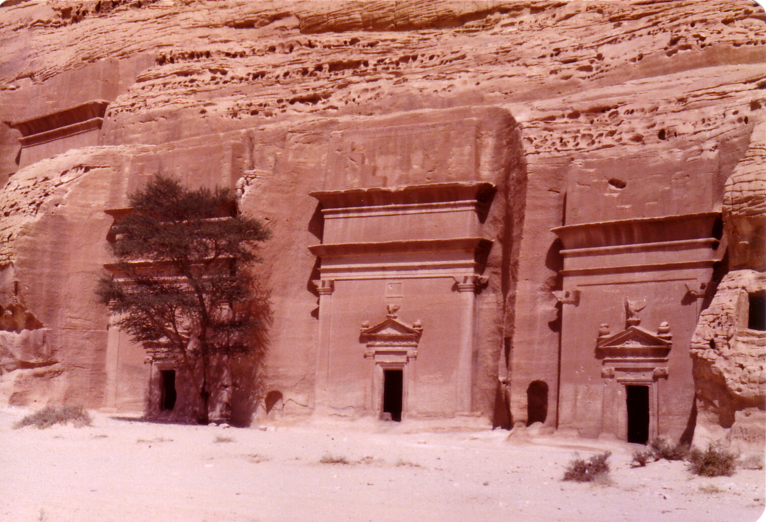 Nabatean tombs at Madain Saleh, Saudi Arabia