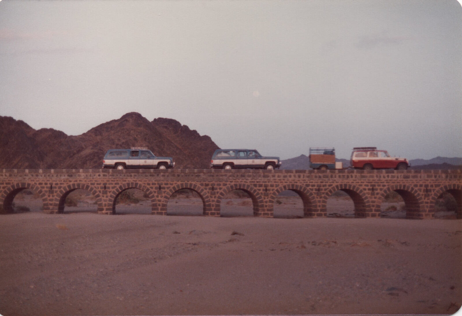 Viaduct on the Hejaz railway south of Hadiyah, Saudi Arabia