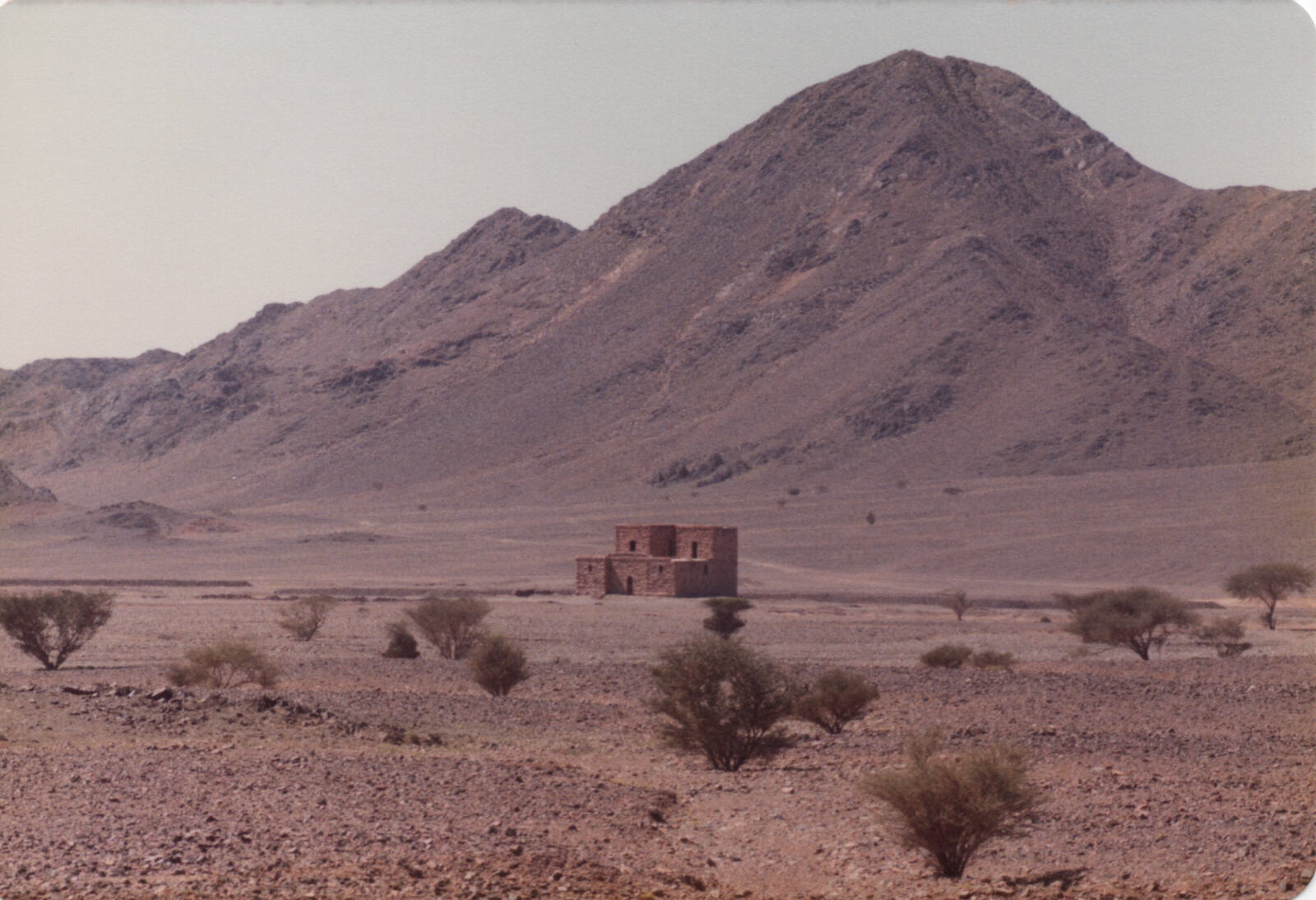 Zumrud station on the Hejaz railway in Saudi Arabia